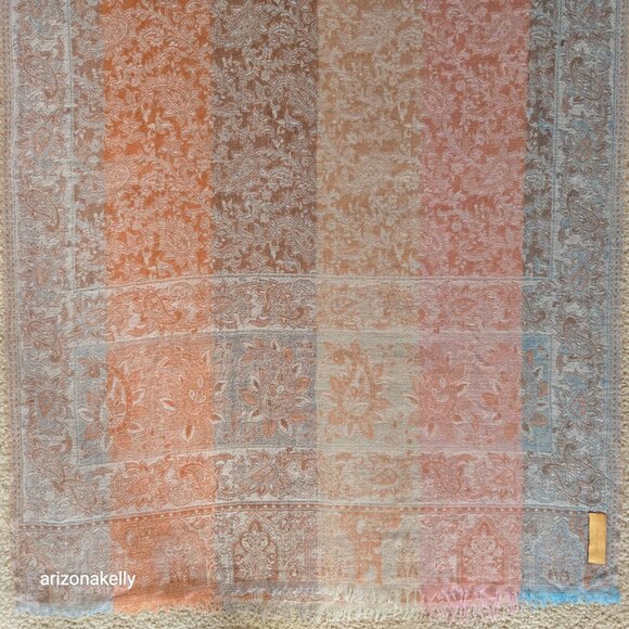 NWOT Otto Amano Cashmere Lightweight Scarf - Picture 4 of 15